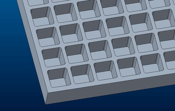 8mL Cube Gummy Mold - 192 Cavities